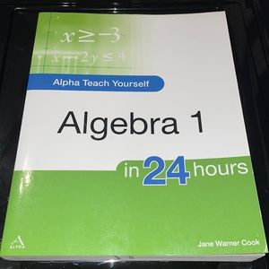Alpha teach yourself algebra 1 in 24 hours